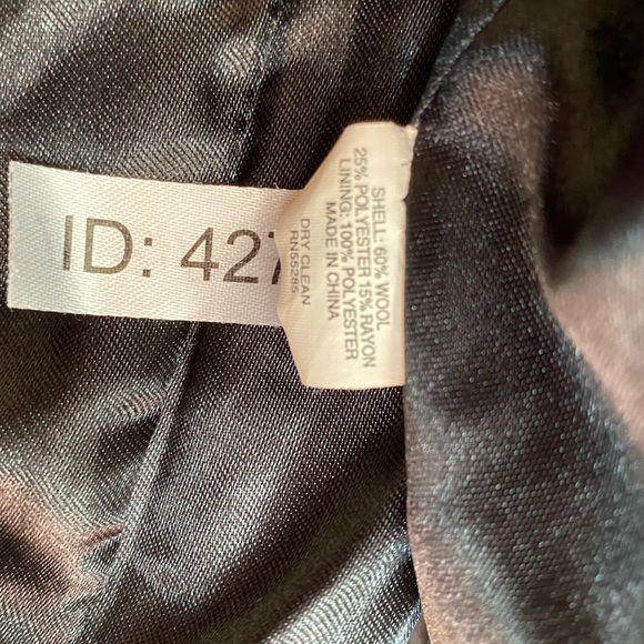 Express Grey Wool Coat - Picture 9 of 9